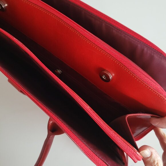 Confident Red Office satchel - Picture 3 of 4